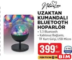 NATURALOVE UZAKTAN KUMANDALI BLUETOOTH HOPARLÖR NATURALOVE UZAKTAN KUMANDALI BLUETOOTH HOPARLÖR